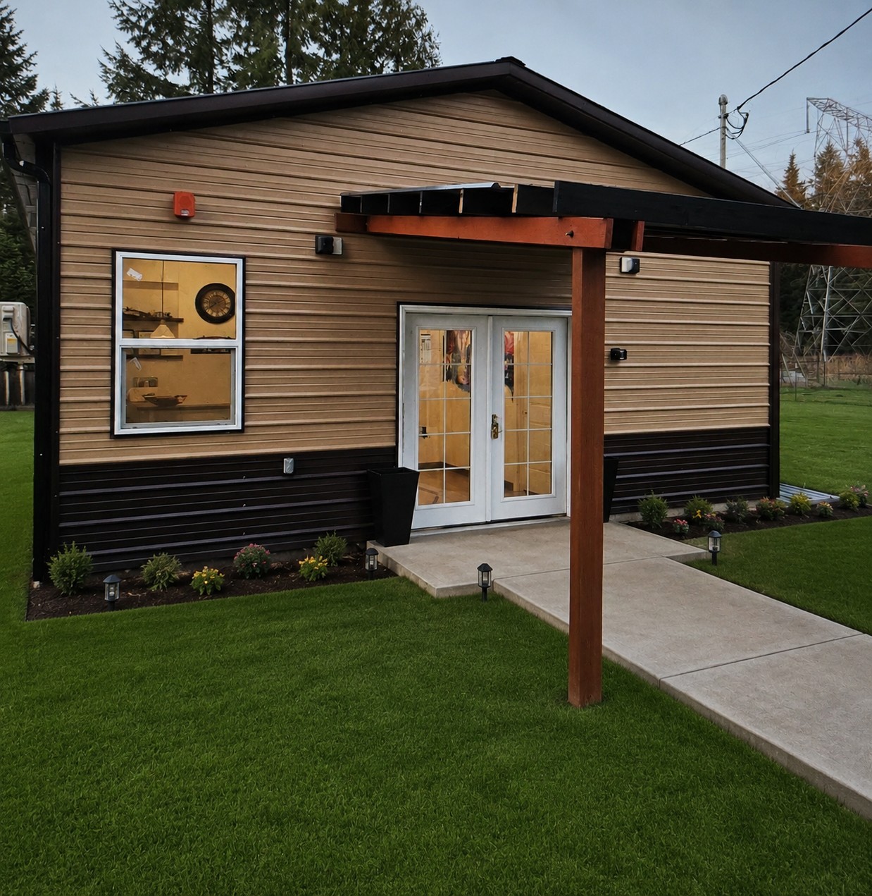 Acres Pet Resort facility exterior in Monroe WA